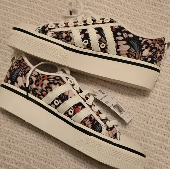 Adidas Women's Nizza Platform Sneakers - Multicolor - NWT - Picture 4 of 7